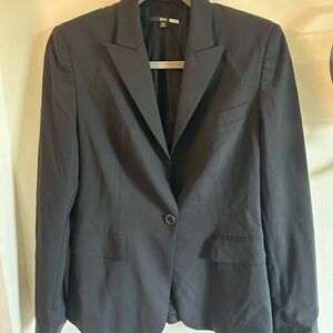 Hugo Boss Juicy 6 Black Wool Blend Blazer